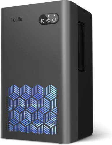 Miniatura 10 de ToLife Deshumidificador para el hogar, deshumidificadores de 1000 pies cuadrados para sótano, dormitorio, baño, con tanque de agua de 95 onzas