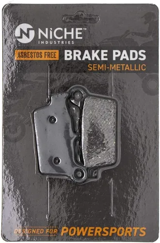 NICHE Juego de pastillas de freno para Yamaha YZ250 YZ250FE YZ450F Kawasaki KX250 Suzuki RMZ250 RMZ450 delantera/trasera semimetálicas