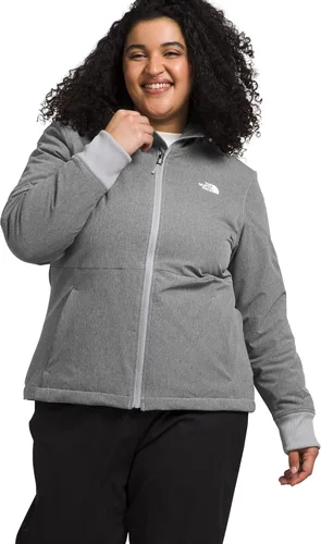 Miniatura 3 de Chaqueta con capucha Shelbe Raschel para mujer - Gris Asfalto