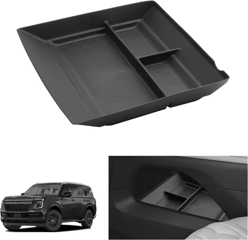 Miniatura 25 de LUWU Bandeja organizadora para consola central Ford Edge 2024 2020 2021 2022 2023 2024 Ford Edge SE/SEL/ST-Line/Titanio/ST, organizador de consola