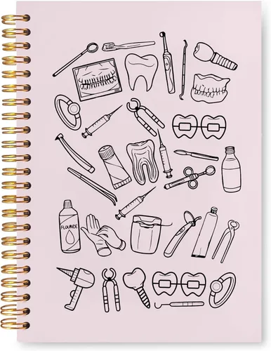 Miniatura 8 de Cuaderno de regalos para dentistas, asistente de higienista dental, regalos de oficina para mujeres, cuaderno de tapa dura en espiral de 5.5 x 8.3