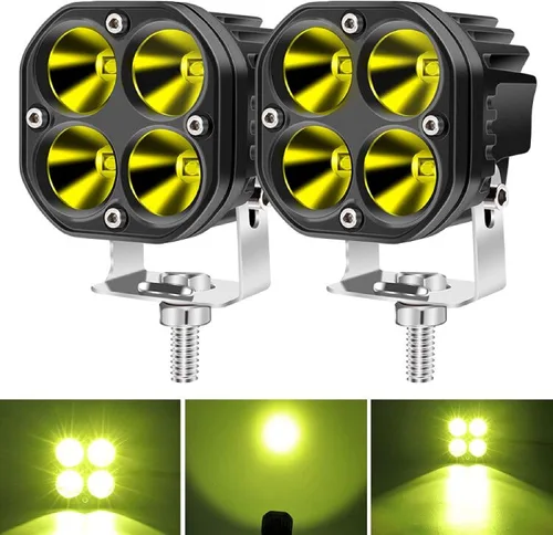 Miniatura 7 de Ourbest Luces puntuales, luces de cubo de conducción de 3 pulgadas para todoterreno (C, 3 pulgadas)
