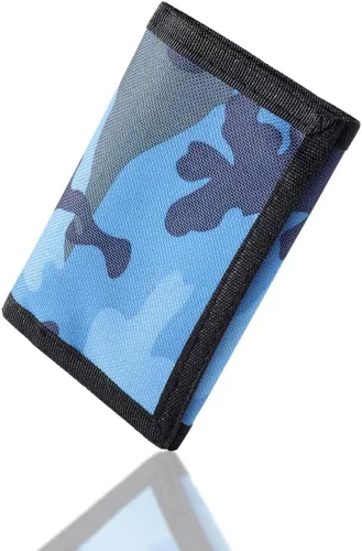 Miniatura 3 de Billetera, carteras de lona para deportes al aire libre para niños, bonita cartera con cremallera para niños, cartera de bolsillo frontal