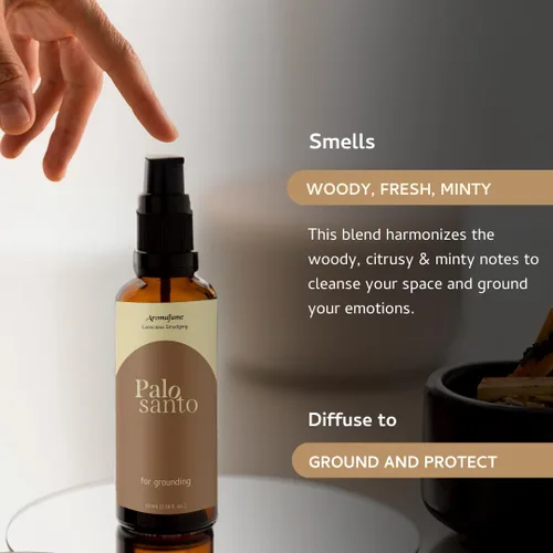 Miniatura 5 de Spray Smudge de Palo Santo para Protección y Limpieza de Energía (0.33 Onzas) - Alternativa Limpia, Sin Humo y No Tóxica al Incienso y Sahumerios