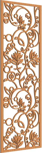 Miniatura 193 de 9 3/8"W x 24 3/8"H x 1/4"T Caspio Decorativos Paneles De Pared De Madera De Calado, Roble Rojo rojo (Red Oak)