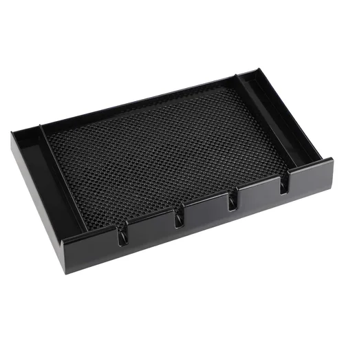 Segbeauty Portaequipajes de peluquería antideslizante para peluquería, bandeja organizadora de plástico con 4 muescas, soporte profesional para