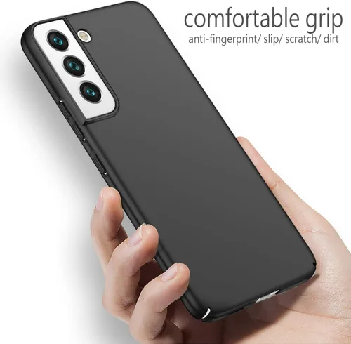 Miniatura 2 de Funda protectora delgada para Samsung Galaxy S22 Plus S22+ [protege contra golpes, arañazos, deslizamientos, huellas dactilares, acabado mate] Azul