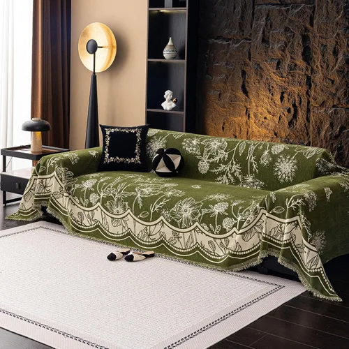 Miniatura 22 de DREAMINGO Fundas para sofá de 3 cojines, manta jacquard moderna y minimalista para sofá, funda protectora de muebles para mascotas, lavable