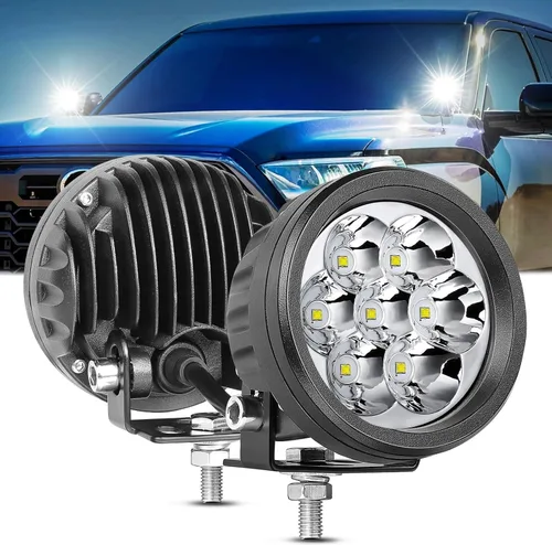Miniatura 10 de Luces antiniebla LED SAE, ACEC SHOP 2 unidades de 80W, cápsulas LED redondas de 8.9 cm / 3.5 pulgadas aprobadas por DOT, luces de cápsula legales