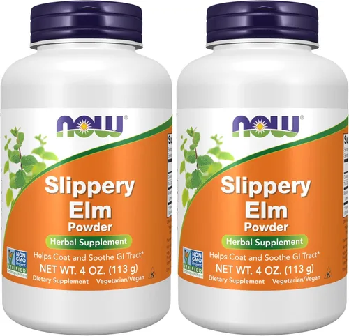 Miniatura 8 de NOW Foods Suplementos, polvo de olmo resbaladizo (Ulmus rubra), proyecto verificado sin OMG, suplemento a base de hierbas, 4 onzas