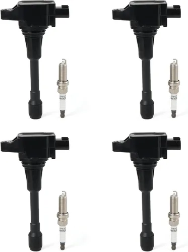 Miniatura 9 de Paquete de 5 bobinas de encendido UF575 y bujías de iridio compatibles con Audi A3 2004-2013, A4 2005-2016 y Volkswagen Jetta 2005-2015, Tiguan