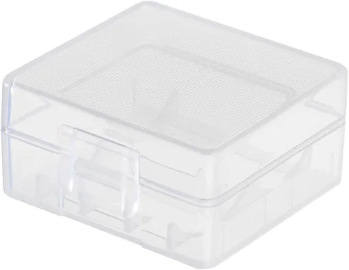 Miniatura 6 de Heyiarbeit Caja de almacenamiento de batería para 8 pilas AA, color transparente (paquete de 1)