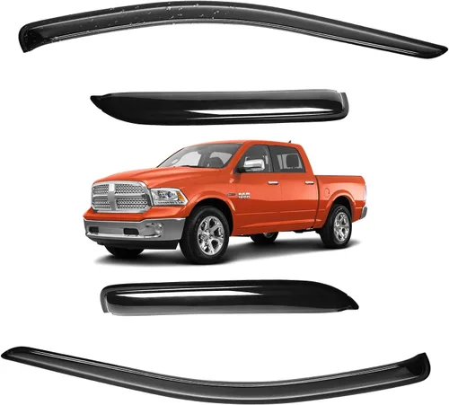 Miniatura 42 de Viseras para ventanas para Mazda 3 Sedán 4 puertas 2004 2005 2006 2007 2008 2009 estilo JDM Mugen, deflector de viento, protector solar y de lluvia