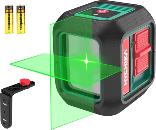 Nivel láser 360 autonivelante, herramienta niveladora láser de 50 pies, nivel láser de línea cruzada verde para colgar imágenes, azulejos,