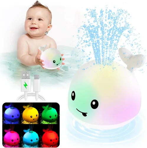 Miniatura 10 de ANGGIKO Juguetes de Baño para Bebé Niño, Rellenos para Calcetín Navideño Regalo para Niño de 1 Año, Juguetes de Baño para Niños de 1-3 Años, Juguete