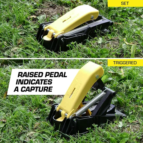 Miniatura 5 de Trampa para topos Tomcat, trampa innovadora y eficaz para eliminar topos, mata sin derramar sangre, reutilizable y sin necesidad de manos, 1 trampa
