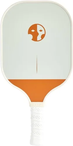 La paleta de pickleball Helios - Óxido | Superficie de fibra de carbono impresa con partículas con núcleo de panal reactivo de 0.51 pulgadas | 8