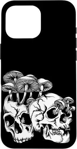 Miniatura 19 de Skull Goth Gothic Occult Emo Satanic Mushroom Skeleton Case for iPhone 17