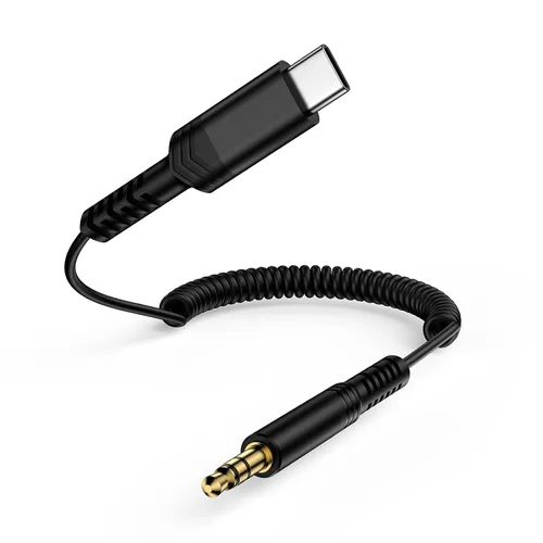 Miniatura 7 de Cable Samsung S26 Ultra USB C a conector auxiliar de audio de 0.138 in, cable trenzado auxiliar de 3 pies tipo C a auriculares auxiliares para Azul