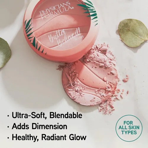 Miniatura 2 de Physicians Formula - Polvo de maquillaje rubor Butter Believe It, Arena Rosada Mantequilla Murumuru Para piel sensible Dermatológicamente