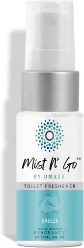 Miniatura 11 de Mist N' Go by Omaze - Aerosol de Baño de Viaje para Inodoro Eliminador de Olores - Aerosol de Inodoro de Viaje para Ambientador de Aire de Baño