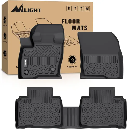 Miniatura 12 de Nilight Alfombrillas TPE para Ford F250 F350 F450 Super Duty Crew Cab 1999 2000 2001 2002 2003 2004 2005 2006 2007 ajuste personalizado para todo