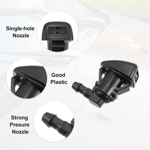 Miniatura 4 de ACROPIX Boquilla para limpiaparabrisas de automóvil para Jeep Grand Cherokee 2005-2016 15247800/55156427AB/55079049AA – Paquete de 1 negro
