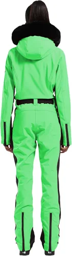 Miniatura 40 de GSOU SNOW Traje de esquí para mujer, traje de nieve de una pieza, para snowboard, delgado, aislante, impermeable, resistente al viento