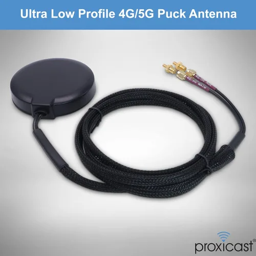 Miniatura 8 de Proxicast Antena de montaje magnético/adhesivo omnidireccional MIMO 4G / 5G de perfil ultra bajo para Verizon, AT&T, T-Mobile módems y enrutadores