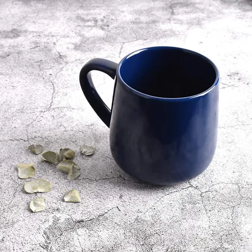 Miniatura 2 de Bosmarlin Taza de café grande de cerámica brillante, taza de té para la oficina y el hogar, 18 onzas, adecuada para lavavajillas y microondas, 1