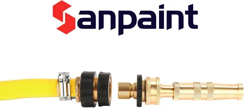 Miniatura 6 de Conector rápido de manguera de jardín de 3/4 pulgadas, accesorios de manguera de conexión rápida macho y hembra, juego de 2