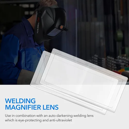 Miniatura 2 de TRQWH Paquete de 2 lentes de aumento para casco de soldadura 1.0/1.5/2.0/2.5/3.0 dioptría protección de ojos accesorios para soldador lupa lente