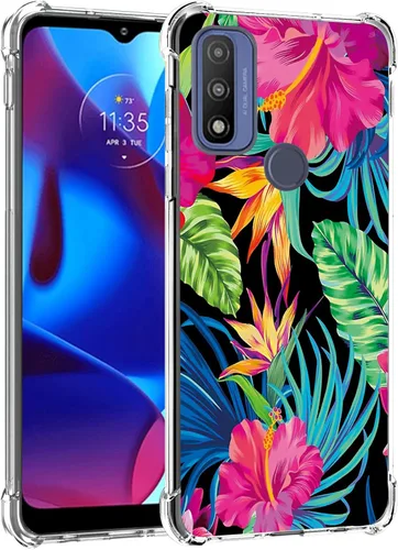 Miniatura 4 de Funda para teléfono celular Moto G Pure/Power 2022, mariposa, goma suave de TPU, protección de bolsa de aire con cuatro esquinas