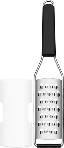 Miniatura 11 de Cambom Lemon Zester Rallador de tres piezas, herramienta de cocina resistente para queso parmesano, jengibre, ajo, nuez moscada, chocolate