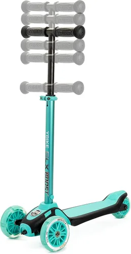 Miniatura 5 de Ybike GLX Boost Scooter con dirección ajustable y altura de manillar para niños de 2 a 13 años Turquesa