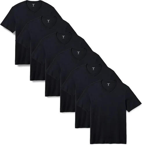 Miniatura 12 de Amazon Essentials Camiseta de manga corta con cuello redondo para hombre, ajuste regular, paquete de 6