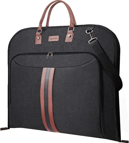 Miniatura 9 de Bolsa de ropa de viaje BALEINE, bolsa de traje de viaje para hombres, bolsa de ropa de 42'' impermeable para llevar, bolsa de ropa de viaje