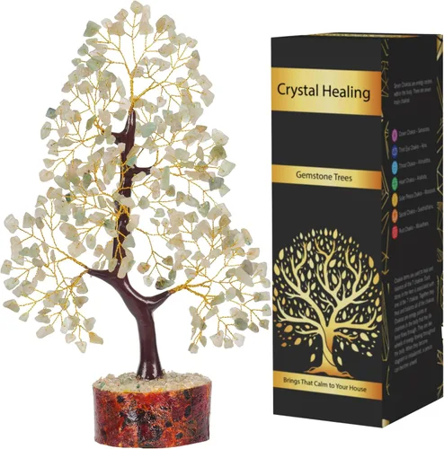 Miniatura 12 de Árbol de 7 Chakras, Cristales y Piedras Curativas, Árbol de la Vida de Chakra Árbol de Cristal para Energía Positiva, Regalos de Cumpleaños