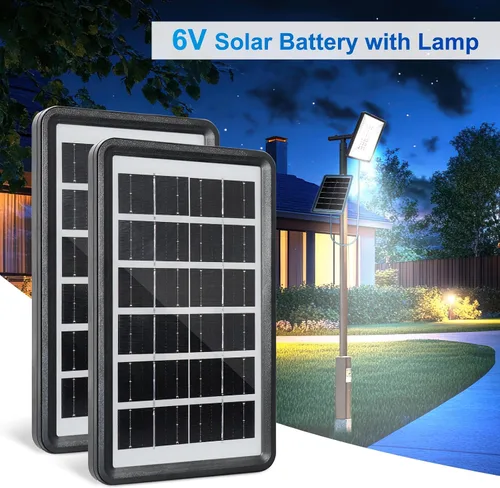 Miniatura 7 de Kit de cargador de batería solar potable o Fiexd de 5 V 3 W con batería recargable de 2400 mAh (luz LED de 3 W, USB calbe) Multifunciones f