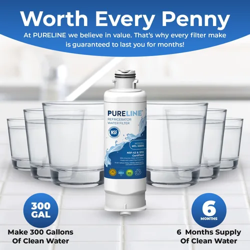 Miniatura 6 de Pureline Reemplazo del filtro de agua DA97-17376B Samsung, reemplazo del filtro de agua para refrigerador HAF-QIN/EXP. (paquete de 3)