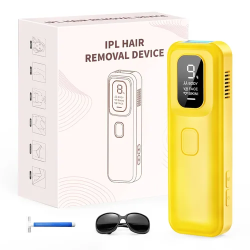 Miniatura 10 de Dispositivo de depilación IPL para mujeres y hombres, uso en el hogar Dispositivo personal Depilación para cuerpo, para uso personal, gafas Blanco