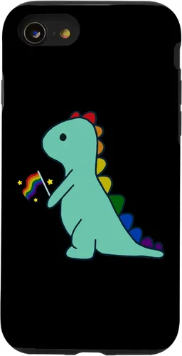 Miniatura 18 de Funda para iPhone 12/12 Pro LGBTQ Allysaurus Dinosaur Rainbow Flag Ally Gay Pride Month