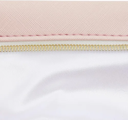 Miniatura 4 de Glamlily Paquete de 3 bolsas de maquillaje de piel sintética con cremallera, bolsas de cosméticos de viaje (3 colores neutros)