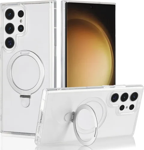 Miniatura 9 de Cavor Funda para teléfono Samsung Galaxy S22 Ultra para hombre, compatible con MagSafe, S22 Ultra con soporte, funda ultra magnética para Samsung A