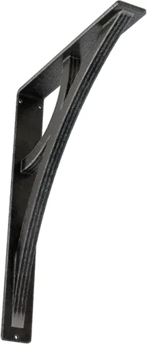 Miniatura 63 de Ekena Millwork BKTM02X10X12TGLABS Soporte de metal, 2 pulgadas de ancho x 10 pulgadas de profundidad x 12 pulgadas de alto, latón envejecido