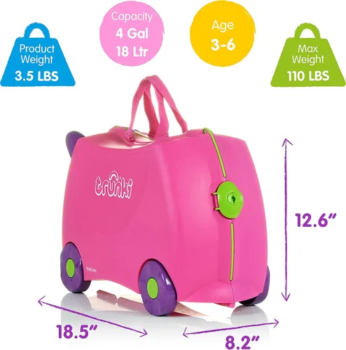 Miniatura 3 de Trunki - Maleta de viaje y equipaje de mano para niños), 0061-GB01-UKV
