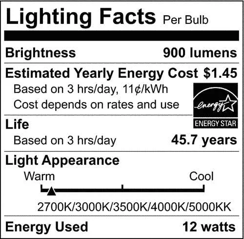 Miniatura 2 de Satco S11827 12 vatios; Downlight LED de cable directo; borde iluminado; 6 pulgadas; CCT seleccionable; 120 voltios; paquete de 12 cumple