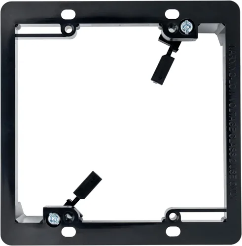 Miniatura 8 de Caja de soporte de montaje de bajo voltaje de 1 cuadrilla, placa de pared multiusos para paneles de yeso (1 paquete, blanco)