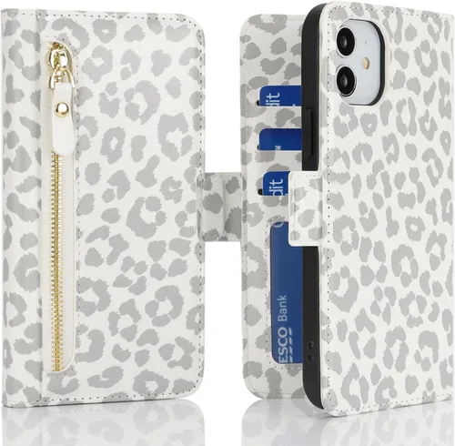 Miniatura 11 de Havaya Funda compatible con iPhone 11, cartera MagSafe con tarjetero - Funda magnética desmontable 2 en 1 - Ranuras para tarjetas de crédito