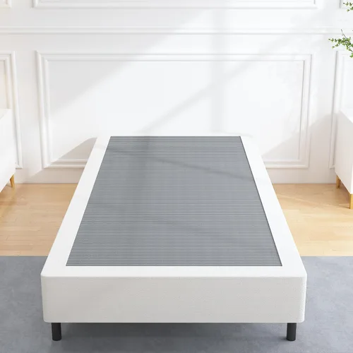 Miniatura 15 de ALDRICH Somier de Perfil Bajo Tamaño Twin, Somier de Metal Resistente de 3 Pulgadas para Cama Twin, Base de Colchón Antideslizante/Sin Ruido/Fácil